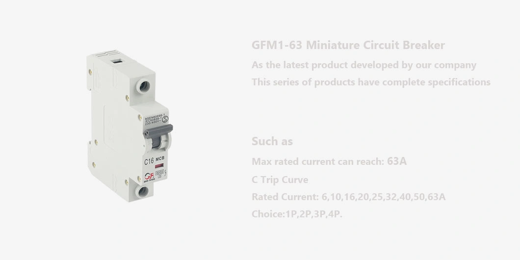 6ka 1p 2p 3p 4p 6-63A Miniature Circuit Breaker MCB