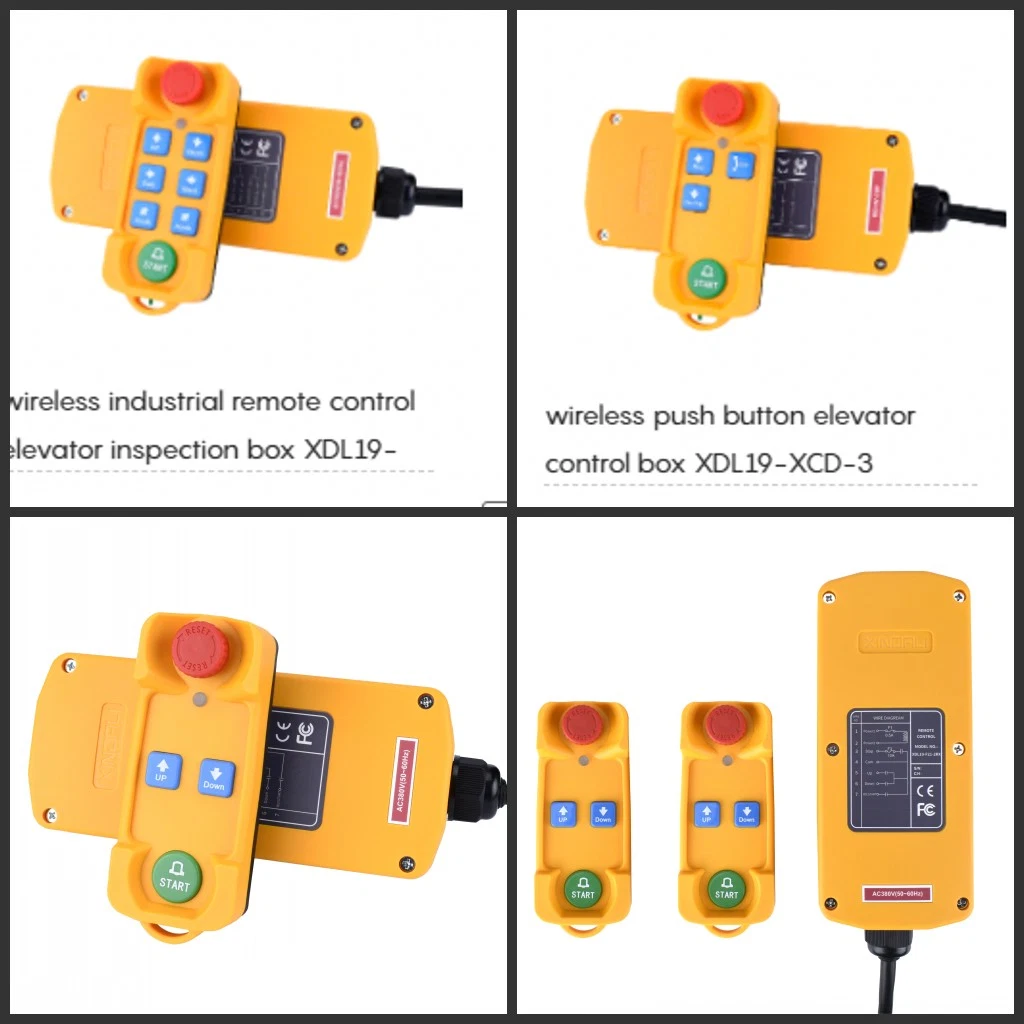 8 Push Buttons Industrial Wireless Crane Control Switchn for Cranes